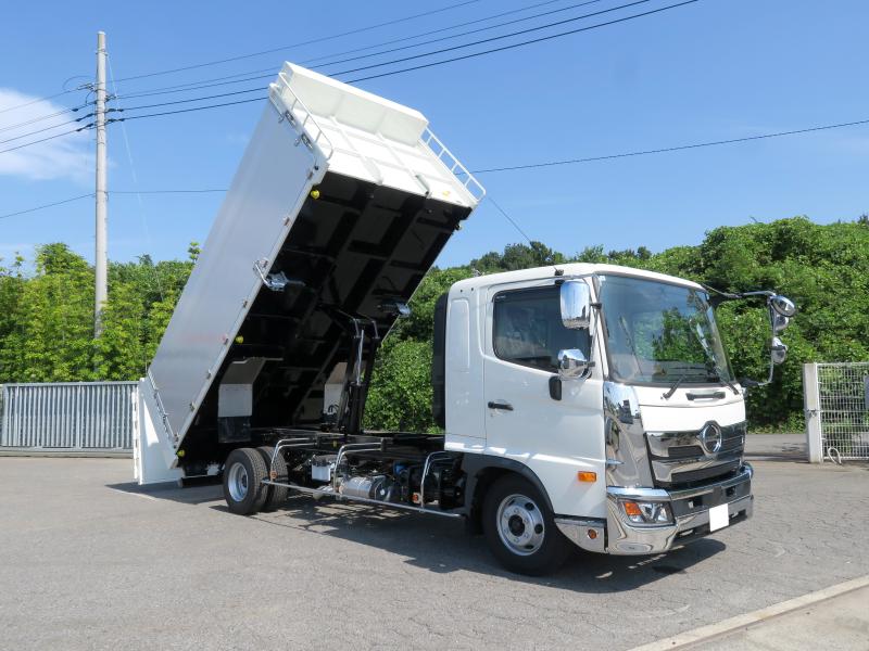 令和6年8月 日野 中型 2KG-FD2ABA 深ダンプ(ステン)の写真